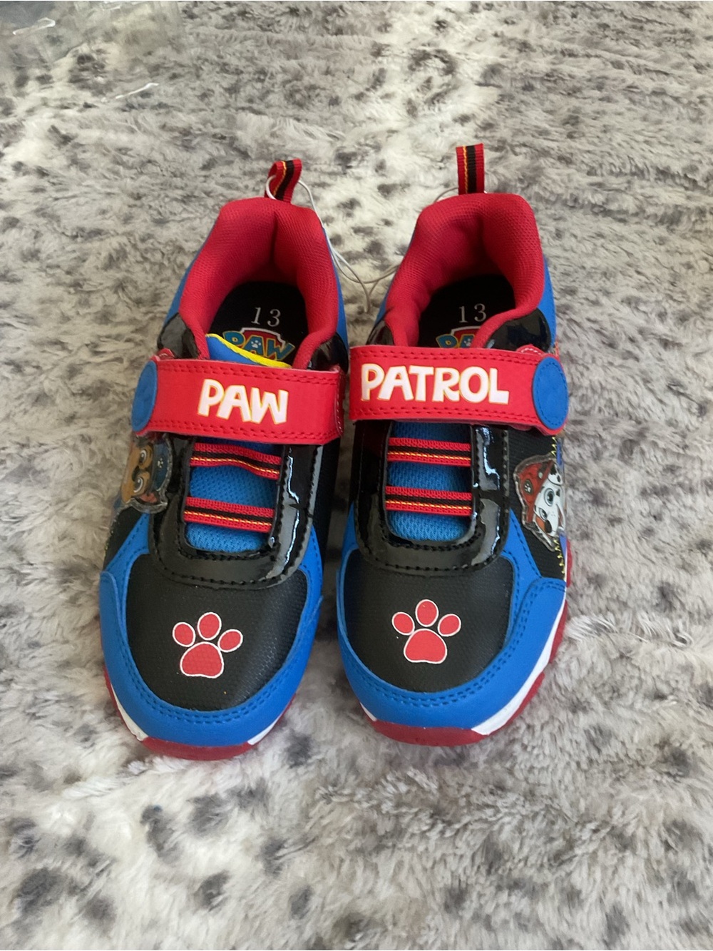 Paw Patrol Red, Blue & Black Kids' Velcro Sneakers